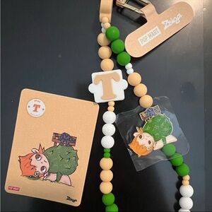 Zsiga Letter T Initial Phone Charm